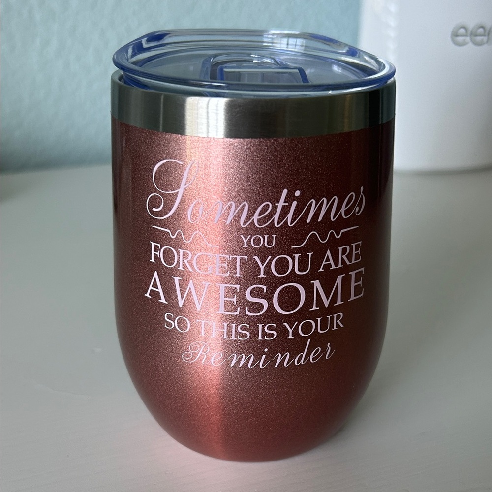 Brand New- Stainless Steel Insulated Tumbler - Rose Gold